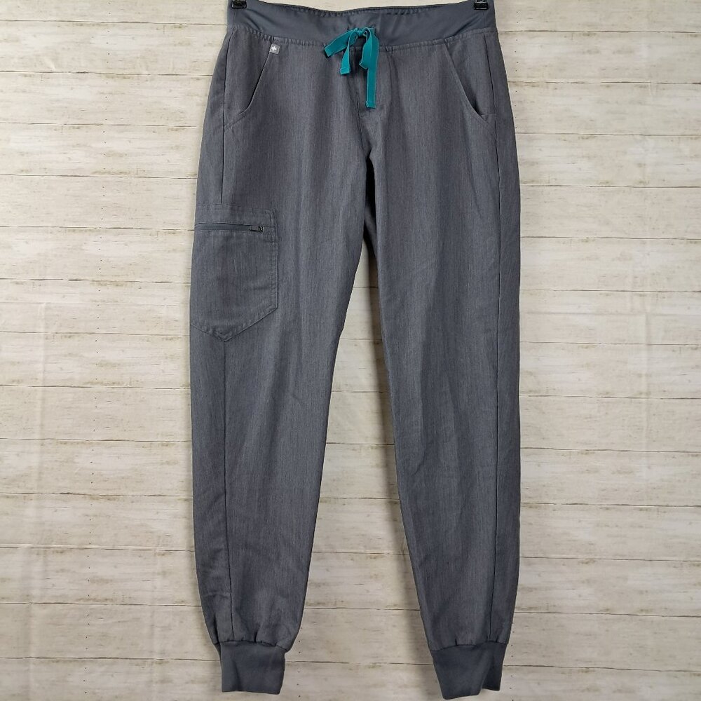 FIGS Zamora Jogger Scrub Pants Gray M